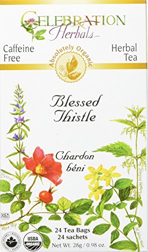 CELEBRATION HERBALS Blessed Thistle Organic 24 Bag, 0.02 Pound