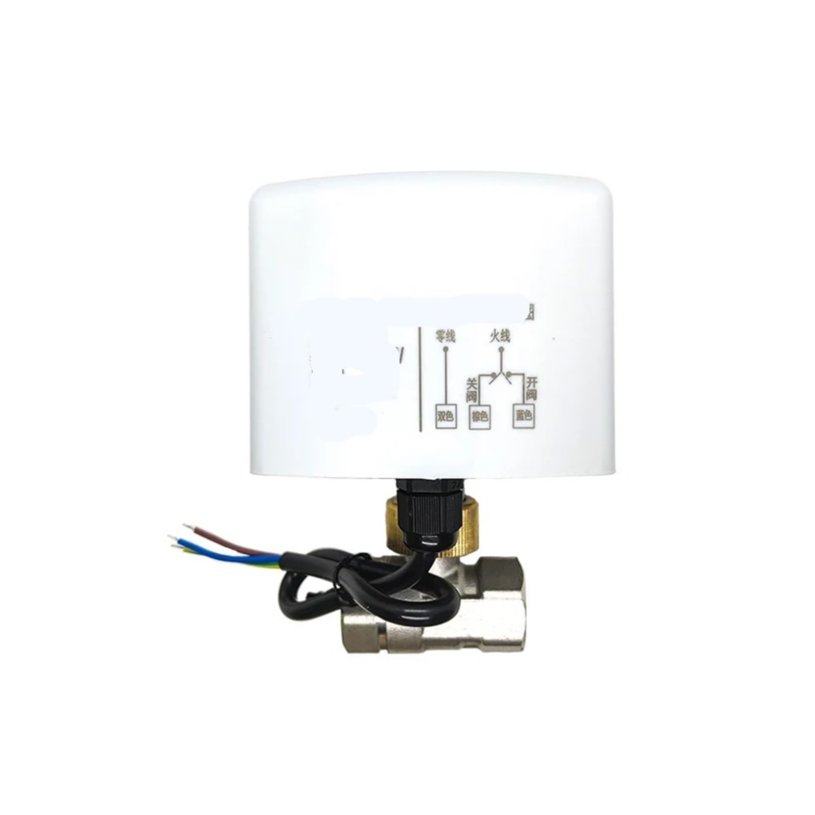 Elektryczny zawór kulowy ze stali nierdzewnej, 1/2 ", 3/4", 1 ", trzy przewody, dwa sterowanie, dwukierunkowy siłownik elektryczny, gwint wewnętrzny, 220 V, 24 V, 12 V (1,24 VDC)