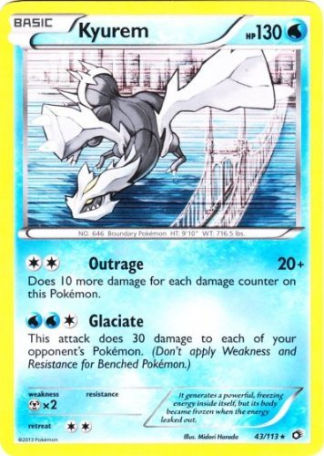 Pokemon - Kyurem (43/113) - Legendary Treasures - Holo