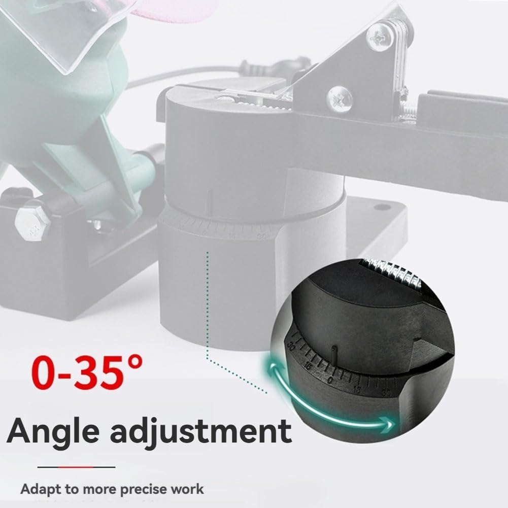 Afilatore Elettrico per Motosega 100mm Catena Affilatrice Automatica Portatile Regolabile 8500RPM per Affilare Catene Spina EU