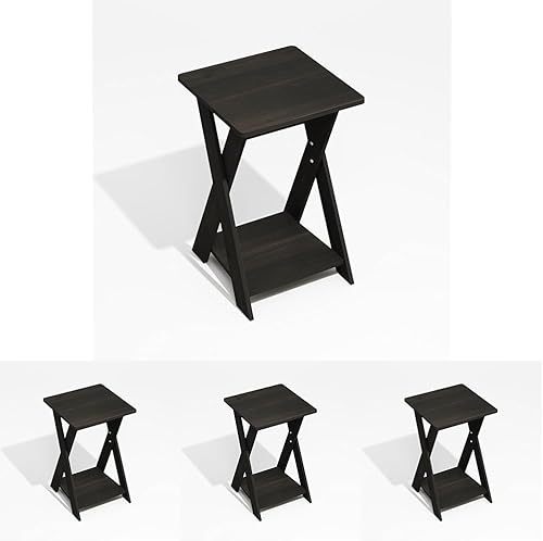 Miniatura 12 de FURINNO - Mesita auxiliar de diseño sencillo