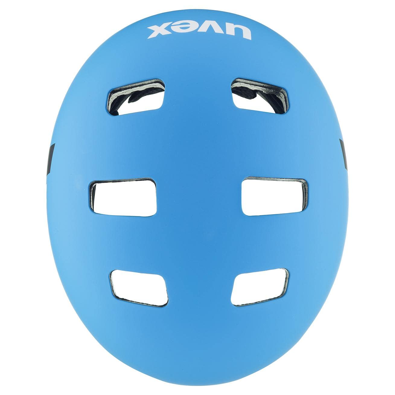 uvex kid 3 cc - wytrzymały kask rowerowy dla dzieci - indywidualna regulacja wielkości - udoskonalona wentylacja - blue-white matt - 51-55 cm
