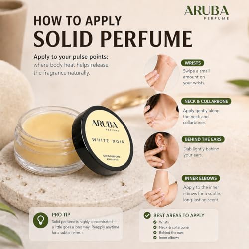 Image of Alcohol Free.Solid Perfumes | Wax Perfumes for Men & Women | Non-Greasy Cologne | Strong & Lasting Fragrance | Gifting Pack for Him & Her (Marine Rush)