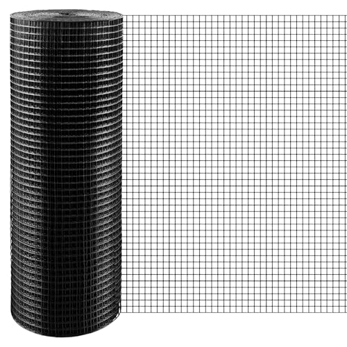 Black Hardware Cloth 1/2 inch 16inx50ft 19 Gauge Galvanized