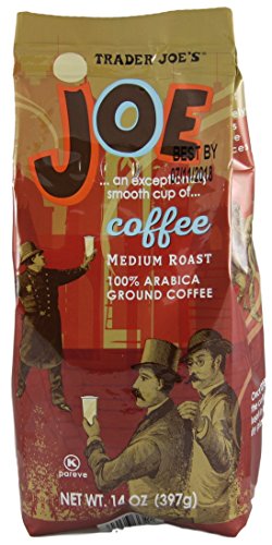 Trader Joes - Joe Ground Coffee - 14 oz Bag … (Medium Roast)