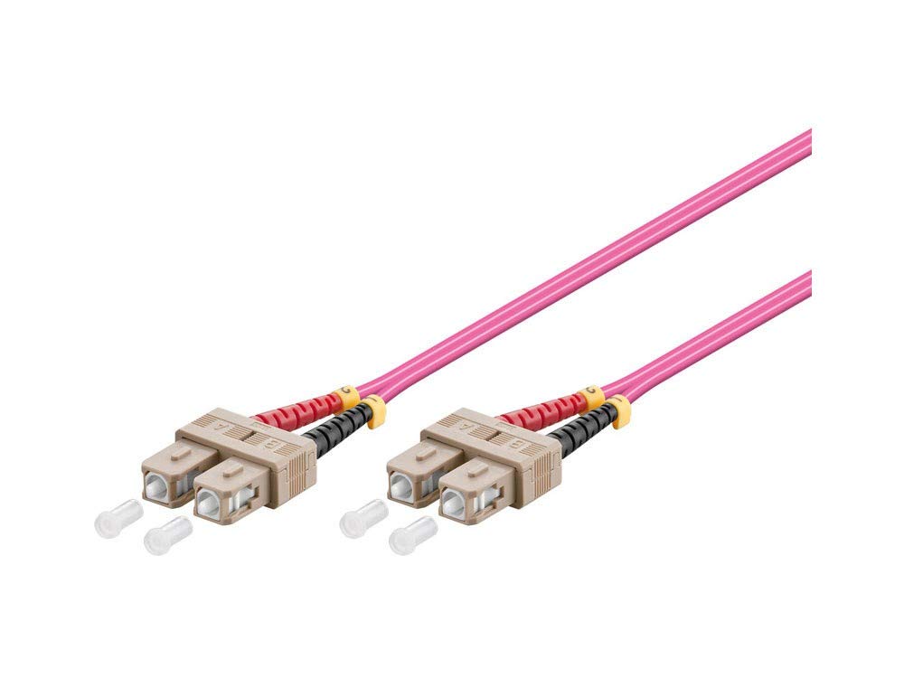 Good Connections OM4 LWL Kabel - DUPLEX - Stecker SC an SC - Multimode 50/125 - Lichtwellen-Leiter, Glasfaser-Kabel, Patchkabel - OM4 Faser für 1 |10 | 40 und 100 Gigabit/s Ethernet - 30 m