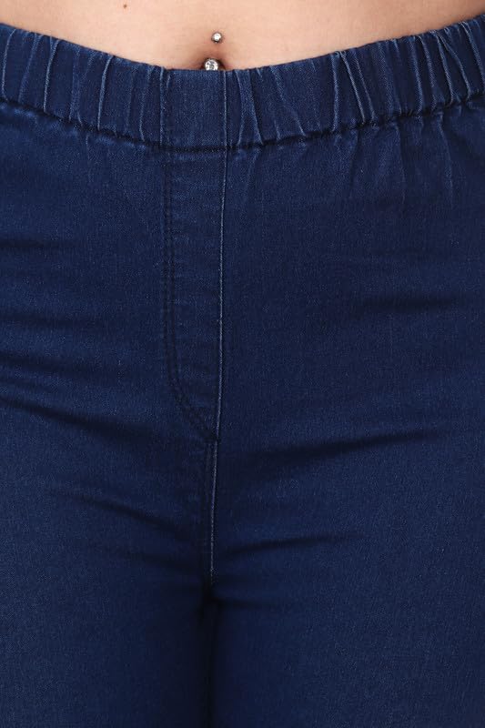 Image of Danbro Jeggings for Women | Slim Fit | Plus Size | high Waist | Stretchable Denim