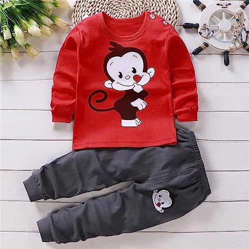 Kids Cotton 𝐏a𝐣amas Set Boys Girls Cartoon 𝐒leepwear Long Sleeve Snug Fit 𝐏js Toddler 𝗟oungewear Baby 𝐍ight𝐠own3
