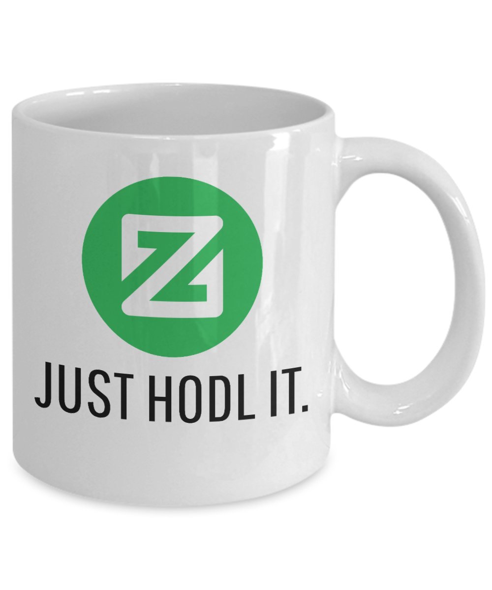 Amazon.com: Official ZCoin Just Hodl It Crypto Currency Mug Acrylic Coffee  Holder Black 11oz Cryptocurrency Miner XZCchain Invest Trade Buy Sell Hold  XZC : Home & Kitchen