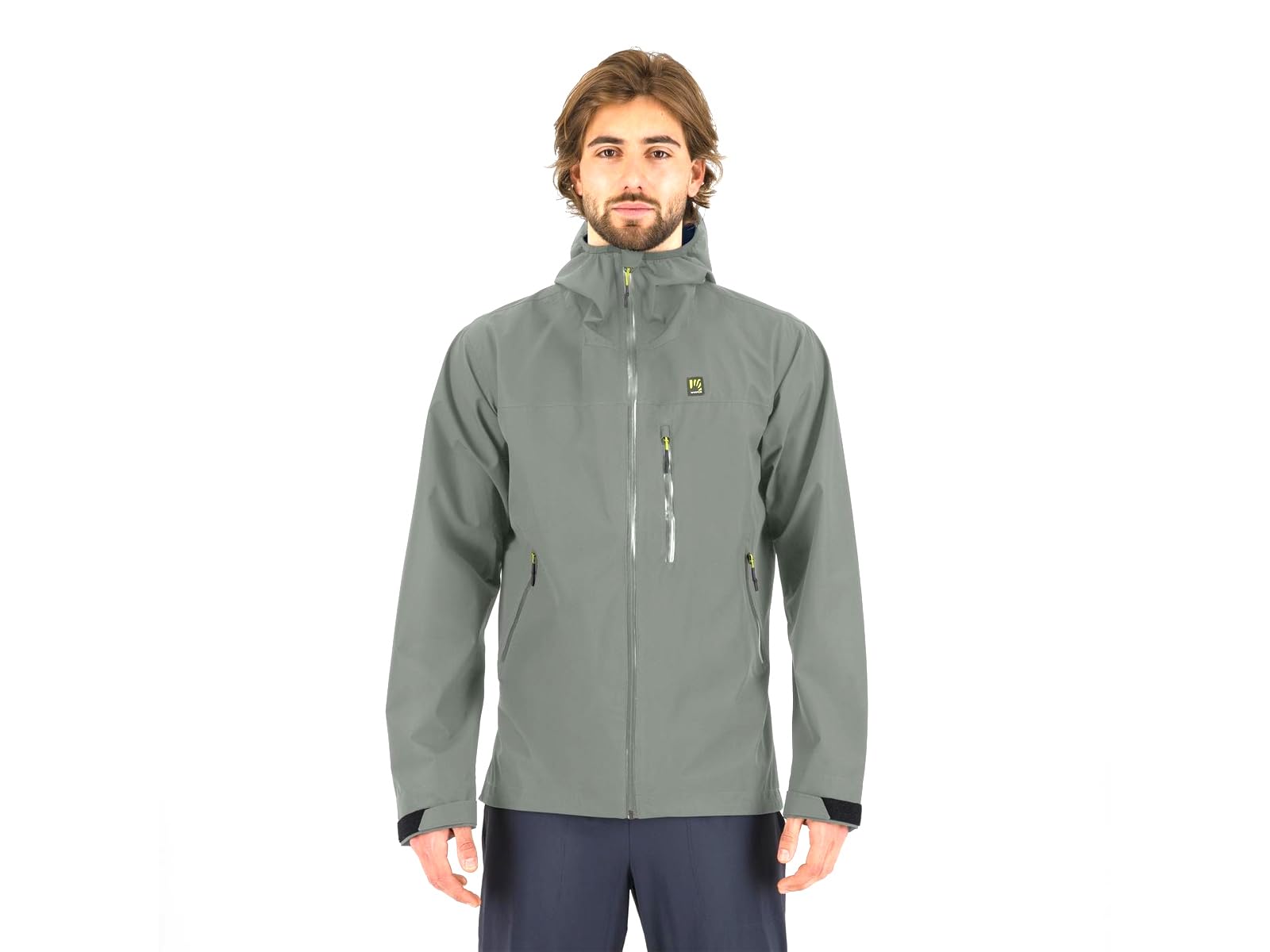 Karpos Men's Gris Full-Zip Hiking Jacket Pluvia