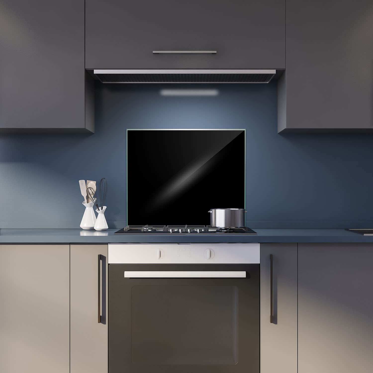 decorwelt Kookplaat afdekplaat 60 x 52 cm keramische