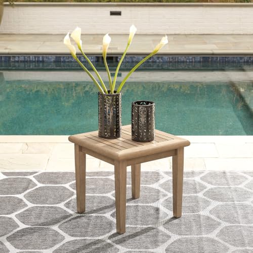 Signature Design by Ashley Gerianne Outdoor End Table, Eucalyptus Wood - image 7