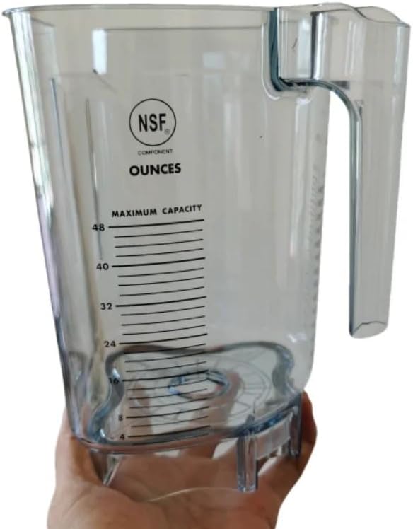 Compatible For Vitamix, THE QUIET ONE VM0145 VM0149 VM0122 VM0127,015978 VM-145 48Oz Blender Container Cup Body Replace Mixer Parts Blender Accessories