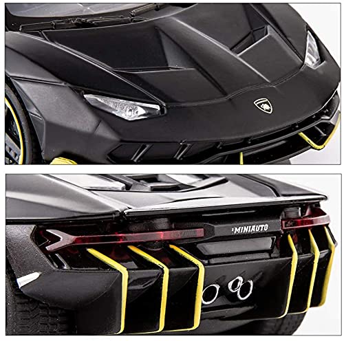 Image of Lamborghini Alloy Toy Car Model Diecasts Metal Toy with Sound /Light /Pull-Back Off-Road Vehicles Car Model Collection Kids Toys Gift Multicolor Pack of 1 (1:32 Centenario LP770)