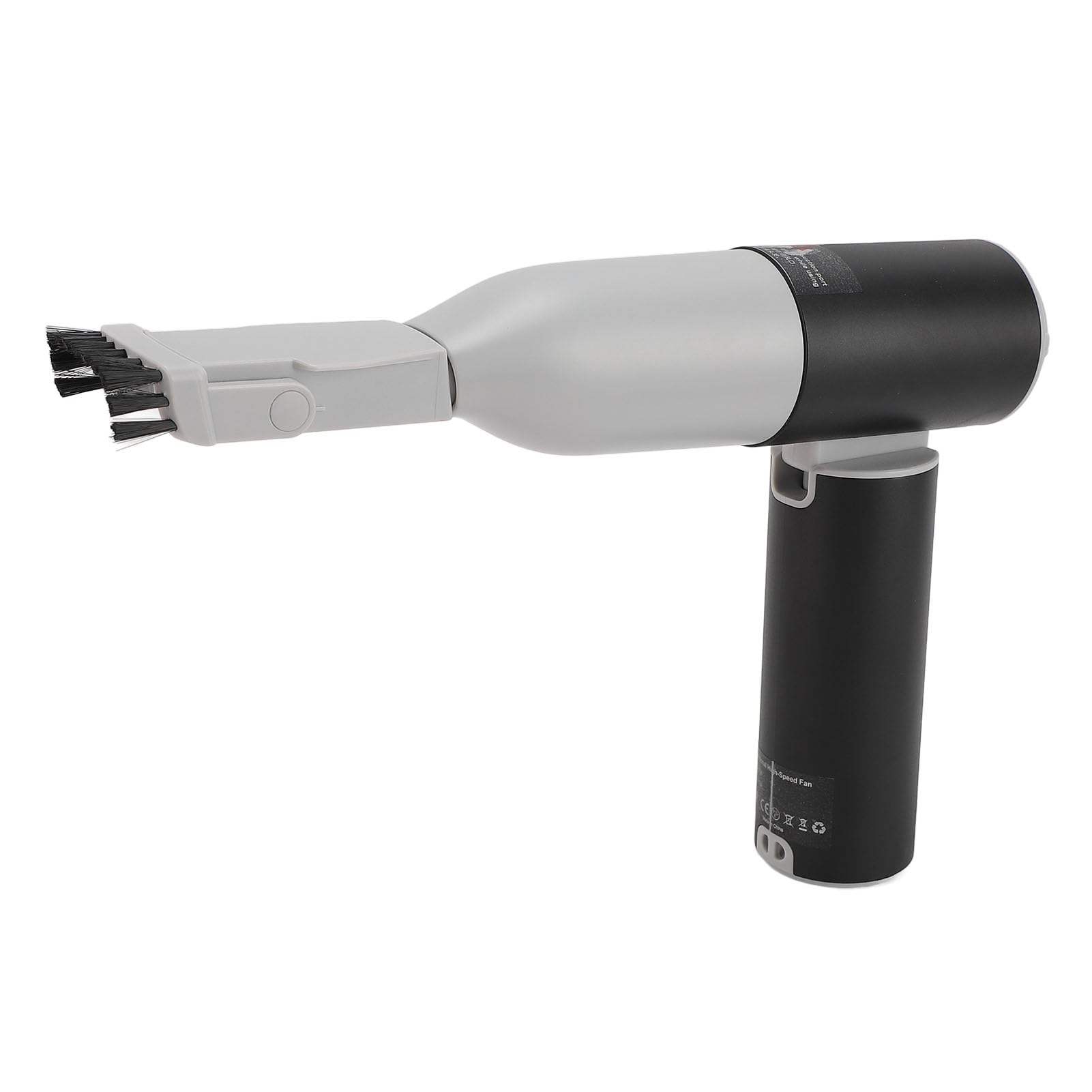 Dépoussiéreur d'air avec moteur sans balais, buses multiples, 110 000 tr/min, 5 vitesses, 4 400 mAh, souffleur d'air pour le dépoussiérage, refroidissement, séchage, nettoyage (Noire)