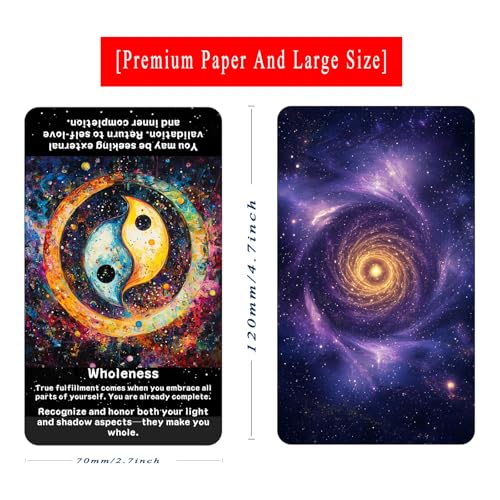 Image of MTRoyaldia Law of Attraction Oracle Cards: Beginner-Friendly Tarot Cards Deck for Daily Guidance, Energy Alignment, & Soul Growth, 78 Modern Tarot Cards