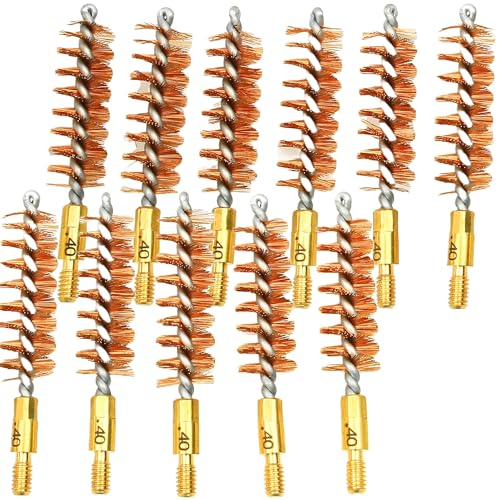 McJ Tools Pistol Bronze Bore Brush (10pack 40 Cal)