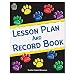 Teacher Created Resources 2551 Paw Prints Lesson Plan & Record Book With Monthly Planner, 160 Pages, 8-1/2 x 11