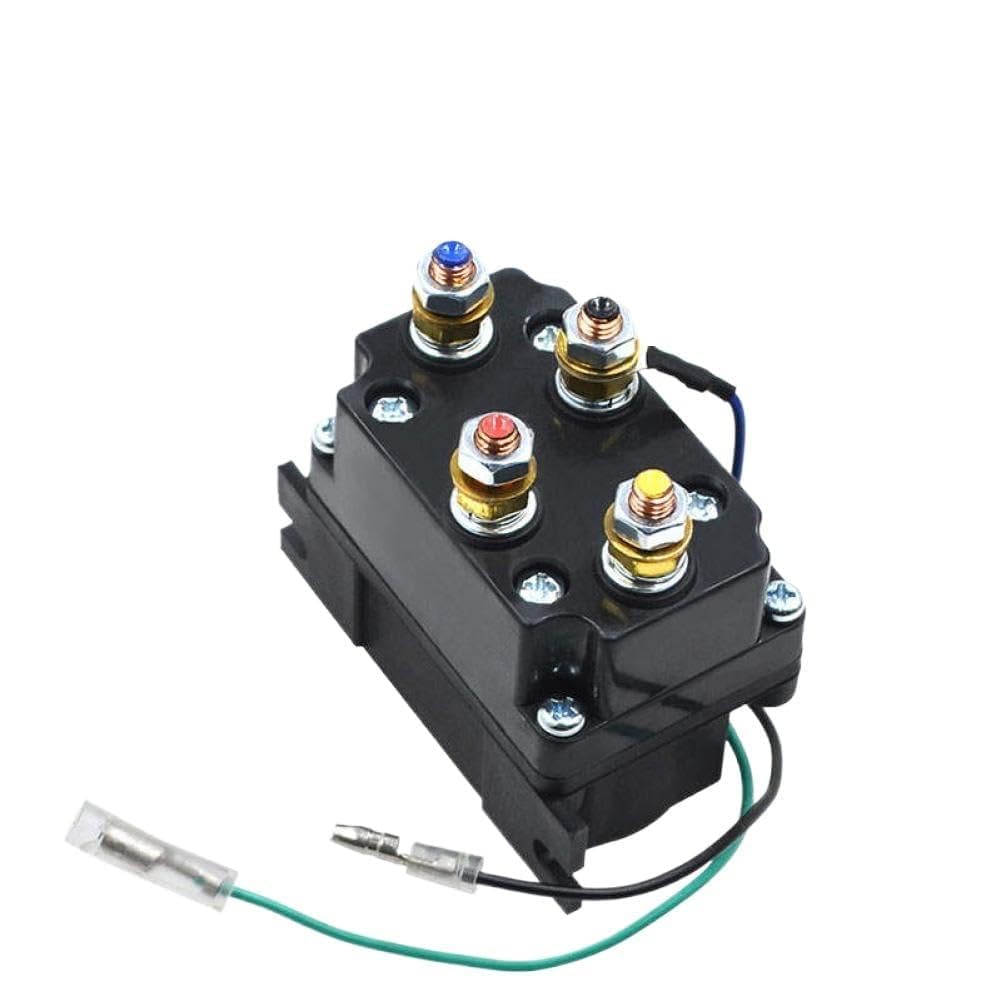 Relè di avviamento 12 V 500 A compatibile con i modelli C10013 C10014 C10018 10020 10024 12053 12503 13501 14061 14501 14551 14552 40252 per sistemi con verricello da 4500 libbre