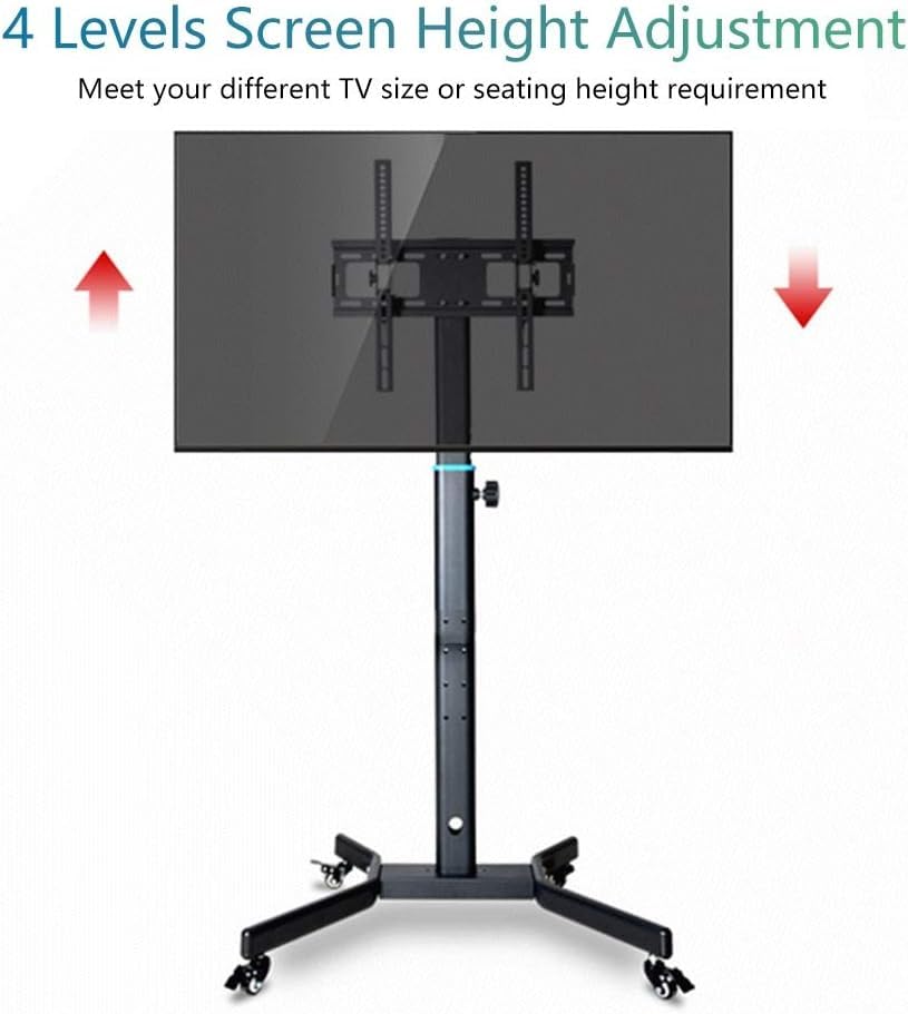 Soporte móvil para TV con ruedas y altura ajustable miniatura 4
