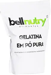 Gelatina Sem Sabor Pura E Incolor 500g - Bellnutry Alimentos