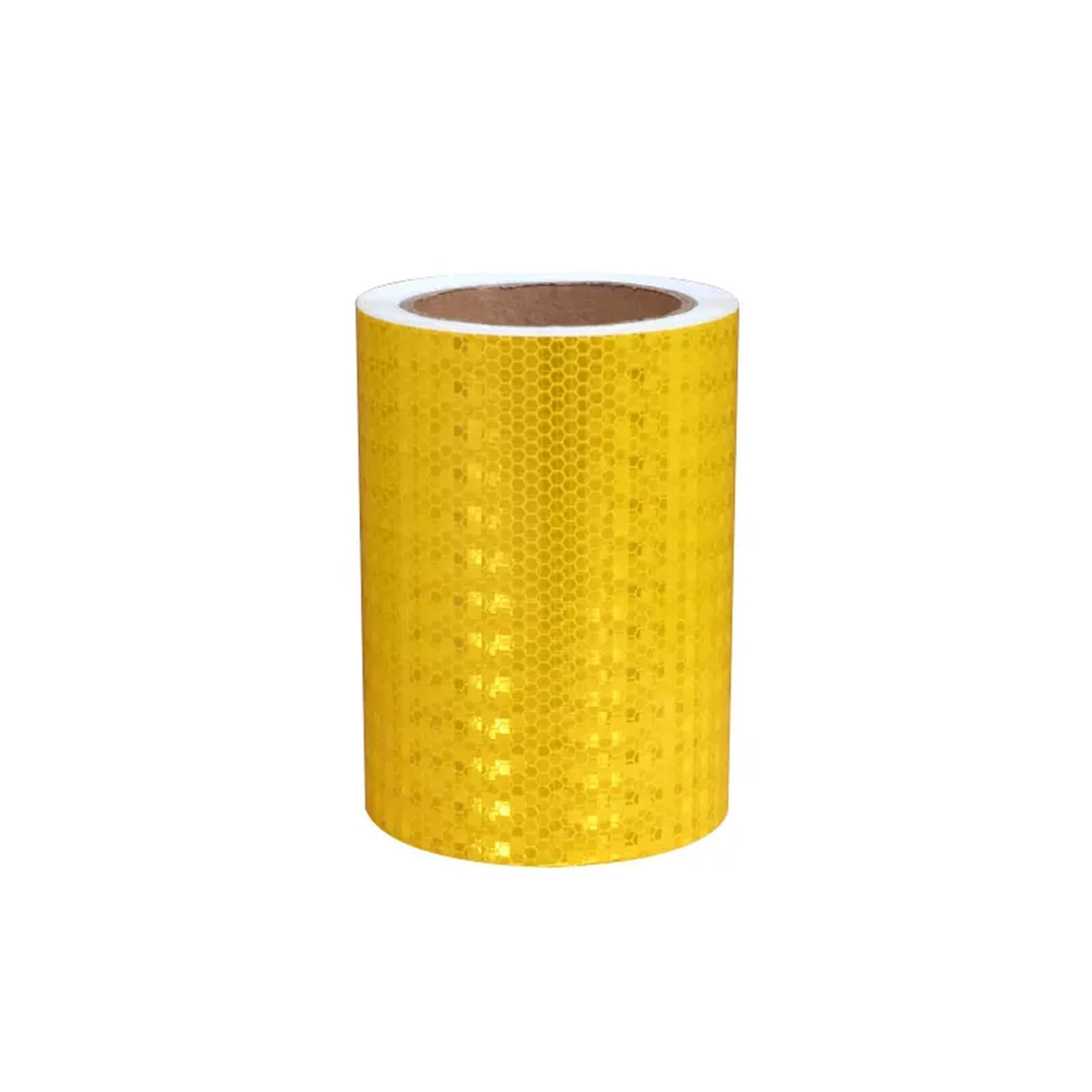 Cinta Reflectante Impermeable para Exteriores, Cinta Adhesiva Reflectante de Advertencia Multicolor de 15 cm x 10 m(Yellow)