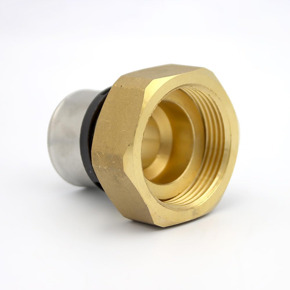 Produktbild von Press Verschraubung 32x3mm Auf 1 1/4" – DVGW-zertifiziert, TH-Kontur, Für Trinkwasser & Heizung