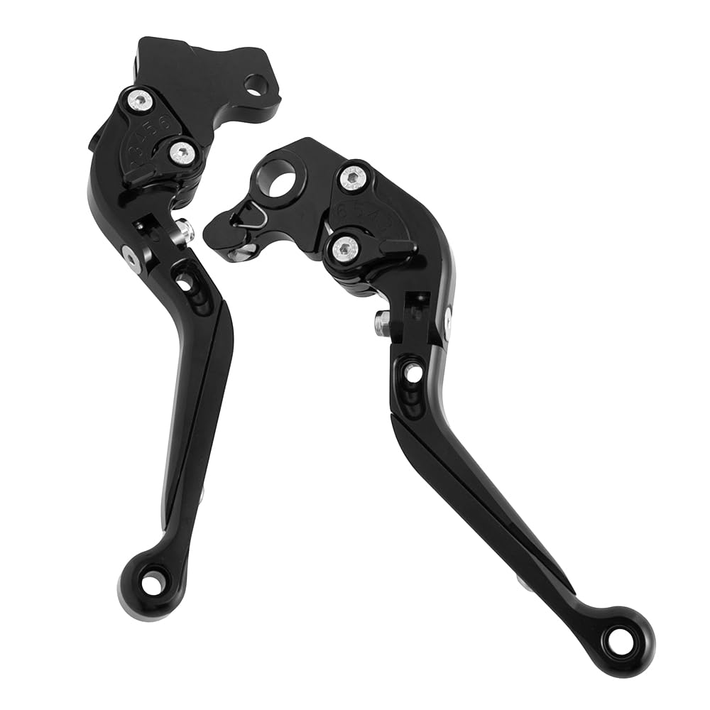Set di leve per freno e frizione per moto, pieghevoli, allungabili, per Husqvarna 701 Supermoto/Enduro 2017-2020 per 1090 Adventure/R 2017-2019 (nero)