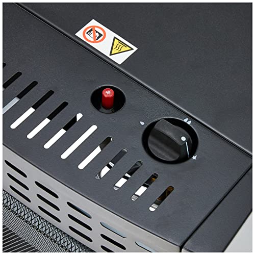 Four à gaz BF 4200 B noir bouteille butane propane de table 42L - 4