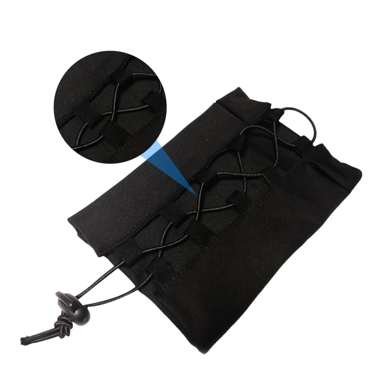 KALLORY 1Pc Wear Resistant Arm Bag for Mobile Phones Black Sports Phone Holder Close Fitting Design for Cycling Skin Friendly Material for Pockets Outfits