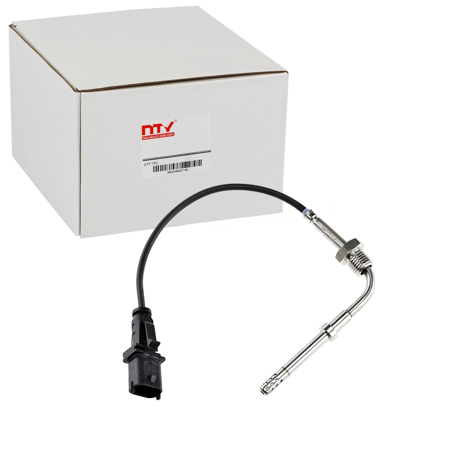 NTY Sensore, Temperatura gas scarico EGT-AR-003 Compatibile con: ALFA ROMEO GIULIETTA, FIAT BRAVO II, BRAVO Van, LANCIA DELTA III