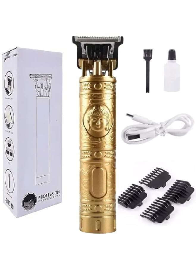 Exim 4-in-1 Cordless Grooming Kit – Beard Trimmer, Private Part Shaving, Head And Pubic Hair Groomer Trimmer & Shaver for Men & Women (Gold)-image-34