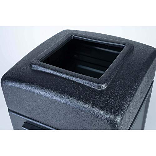 Commercial Zone Products 755101 Harbor 1 Waste/Wsc,Black #TOP3