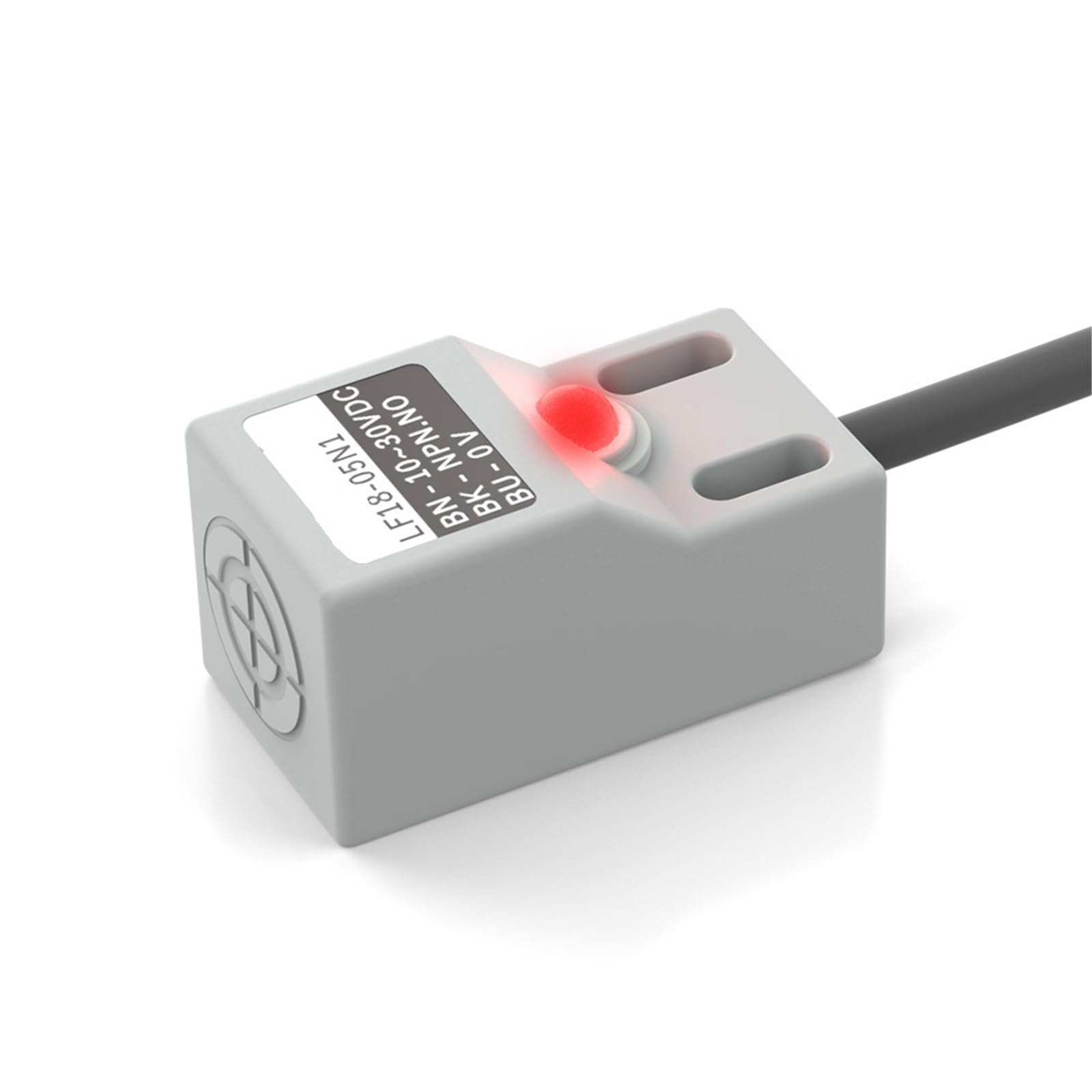 Seria SN04 Kwadratowy indukcyjny przełącznik czujnika zbliżeniowego typu premium odległość wykrywania 5 mm IP67 10-30VDC 3-przewodowy NPN PNP (5 mm DC3-drut NPN NC)