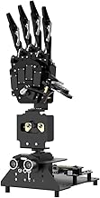 Robot Hand with Micro bit V2 AI Bionic Robotic Hand Five Fingers Solely Movement Mechanical Arm DIY Smart Robot & Engineering Kits, Science/Coding/Programming Set