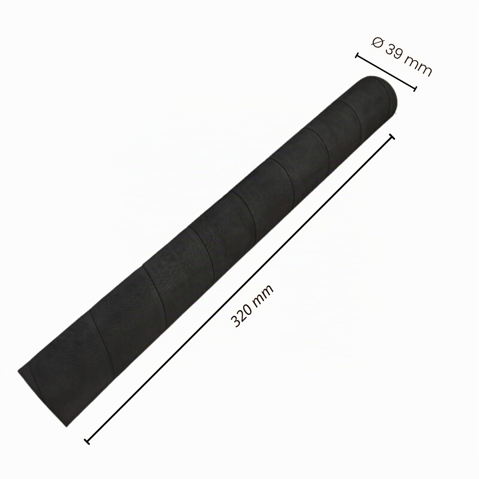 Bastón batifiltro, para cajones y tolvas, recogida de posos de café, extra resistente (caucho y acero, Ø 40 mm x 320 mm)