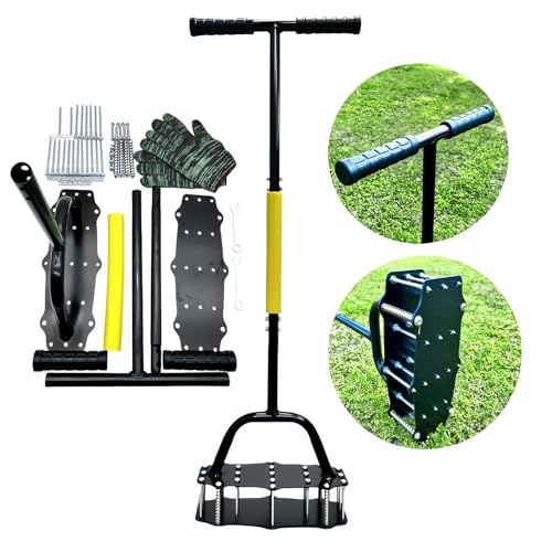 Outil aérateur de gazon pour corriger un sol compact et durci - 8