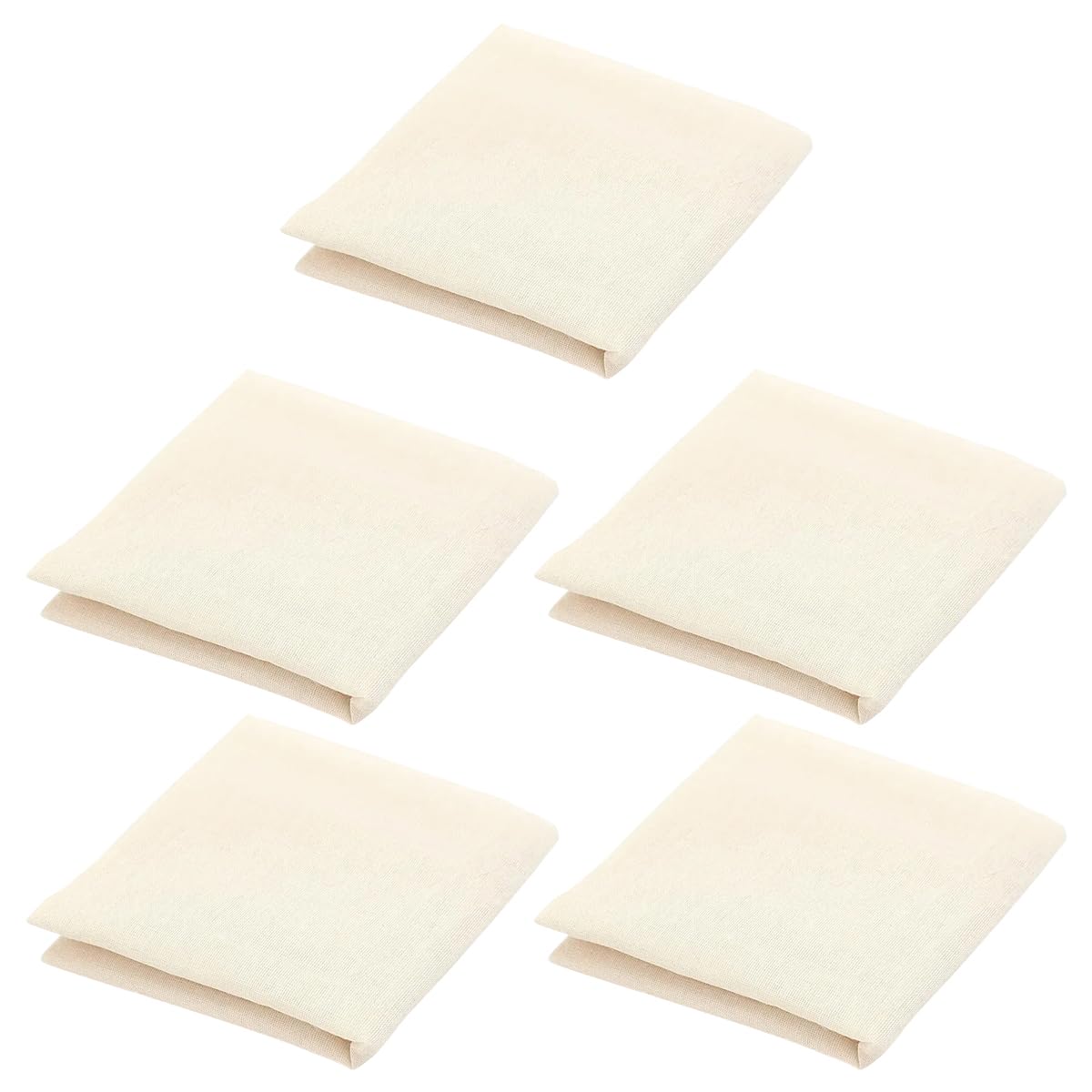Filtres alimentaires réutilisables en étamine 60x60cm pour thé en vrac et vin blanc