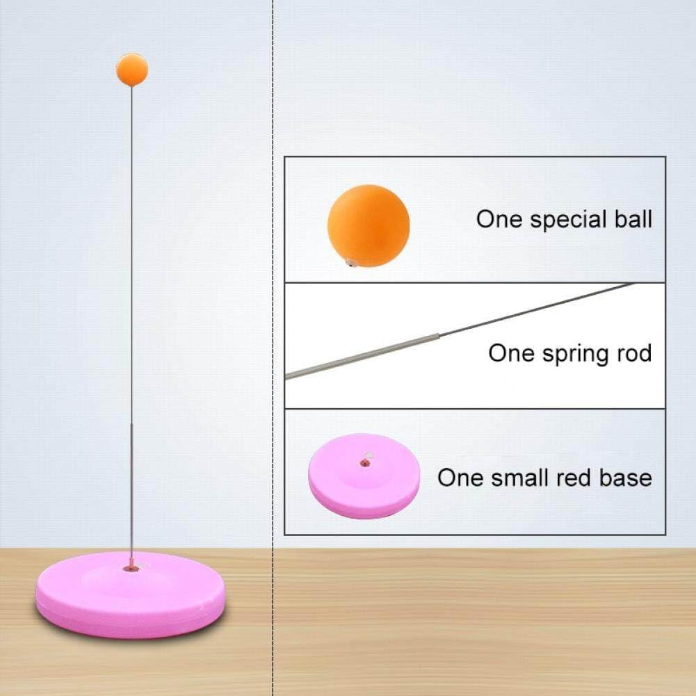 Robot D'entraînement Tennis De Table – Auto-apprentissage, Base 20 Cm, Tige Flexible 90 Cm, Pour Revers Et Coup Droit, Raquette Non Incluse