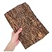 Zerodeko 2PCS Terrarium Cork Bark Background Board, Reptile Tank Tree Backdrop Wall Decor Habitat Climbing Mat Decoration for, Lizard, Turtle, Gecko, Bearded Dragon, Frog