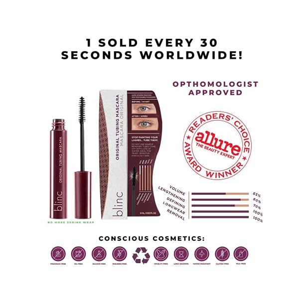 blinc Tubing Mascara, Black 0.30 Fl Oz