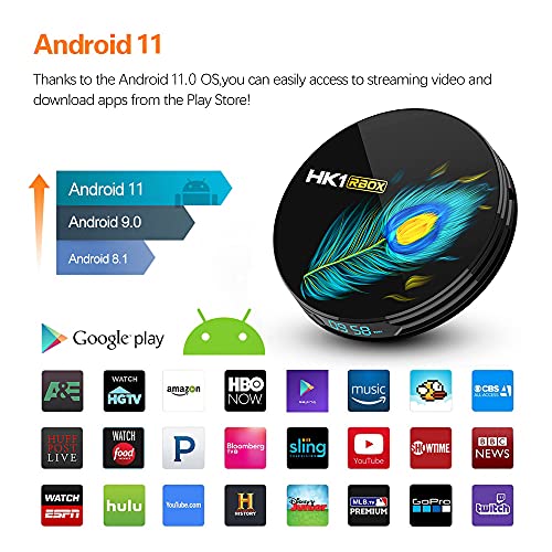 2021 più Recente Android TV Box 11.0 [8 GB RAM 64