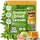 FreshDrinkUS, Premium 50+ Natural Guava Leaves, Whole Dried Leaves, 100% Pure, Natural Guava Loose Leaf Herbal Tea, Non GMO, No Additives, No Caffeine, Vegan