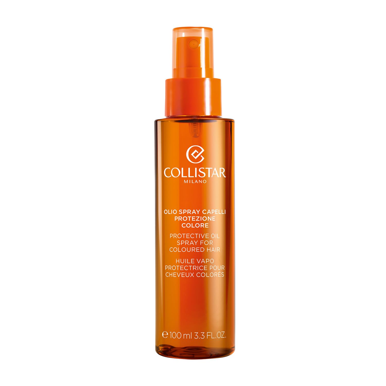 Collistar Olio Spray Protezione Capelli, Idrata, Nutre ed Elasticizza i Capelli, Protegge i Capelli dal Sole con Filtri UVA e UVB, Non Unge, 100 ml