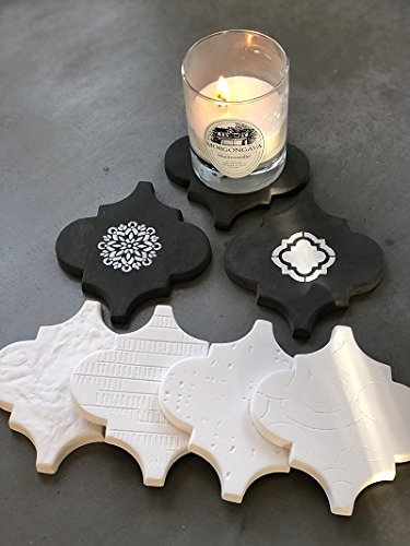 SvitMolds Molds DIY Set 16 pcs Molds Plaster Concrete Tiles Wall Tiles Modern Decor Wall Stone Form W20