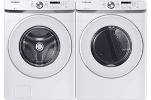 WF45T6000WPR White Front Load Laundry Package