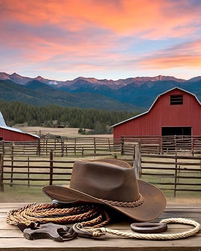 HADZAM Block Grain Leather Cowboy Hat for Men Women Shape able into Out Back hat Durable Leather Hats for Men | Western hat - Image 5