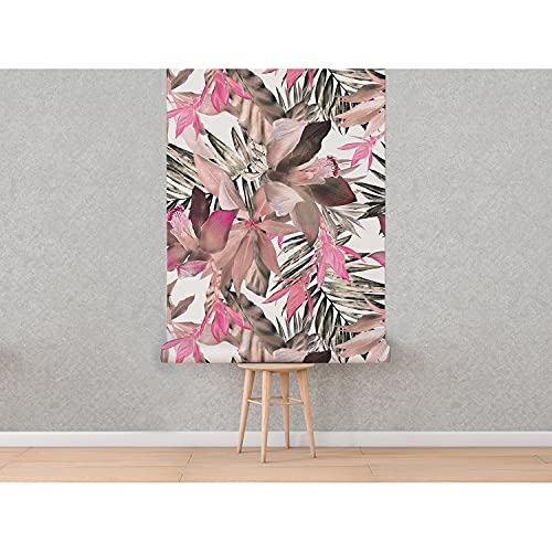 Papier Peint Tropical Repositionnable | Sticker Mural Sans Colle Coloray - 5