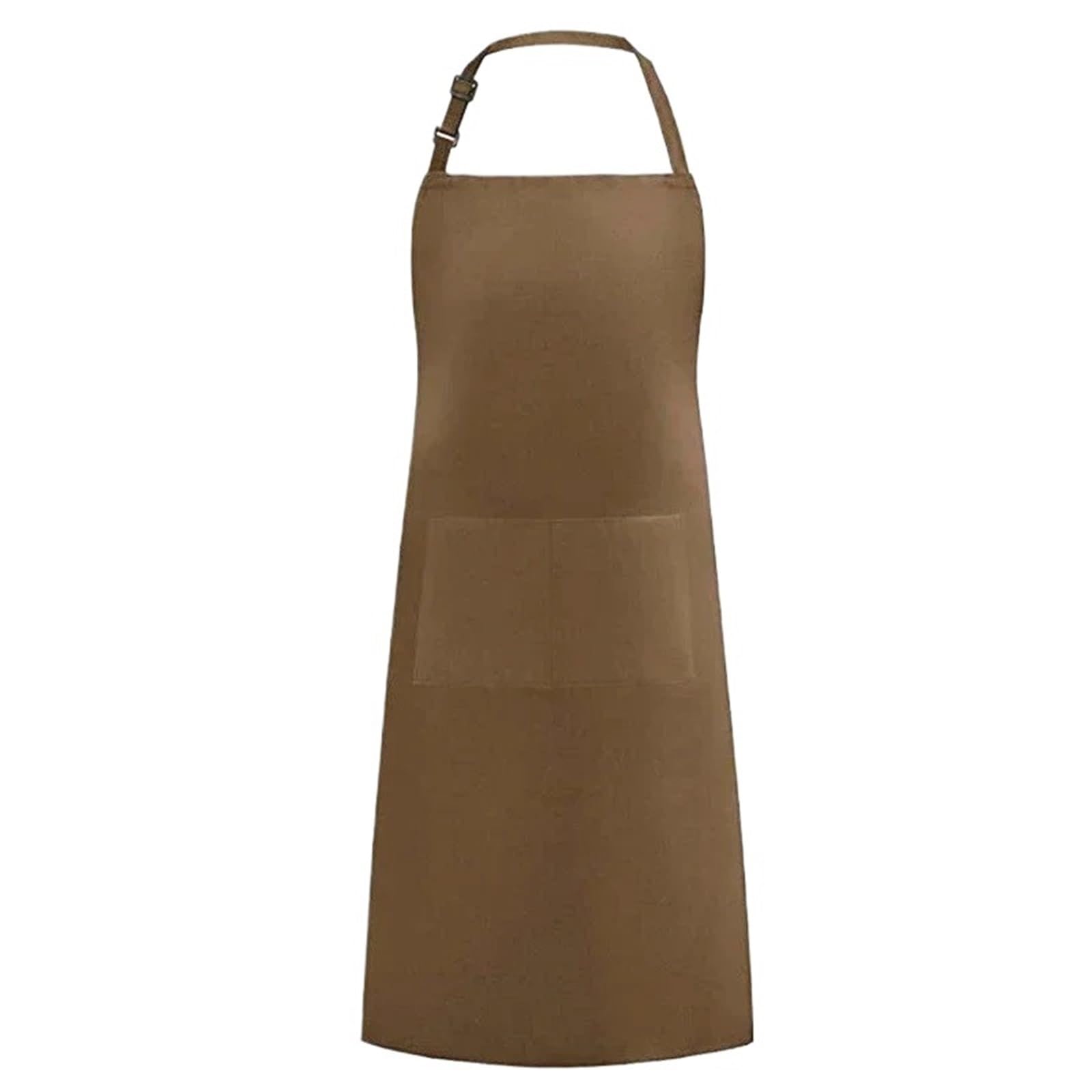 Delantal Delantal de Catering con bolsillos, delantales de cocina familiar, Catering, Chef, panadería, café, camarero, ropa de trabajo, 2 uds. Para Restaurante, Cafetería