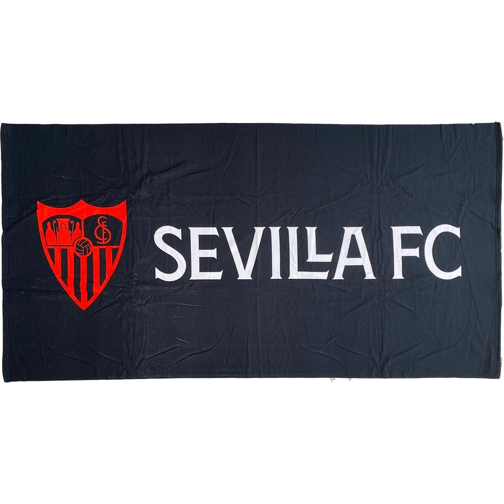 Sevilla FC | Asciugamano Nero Scudo